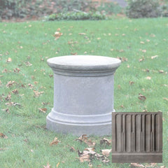 Campania Plain Round Pedestal