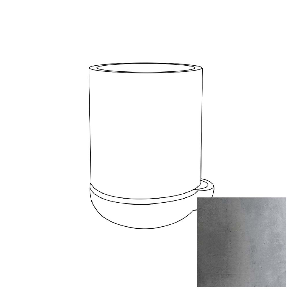 The Simple Pot, 3 Gallon Planter - Grey