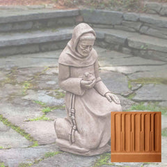 Campania Kneeling St. Francis with Bird