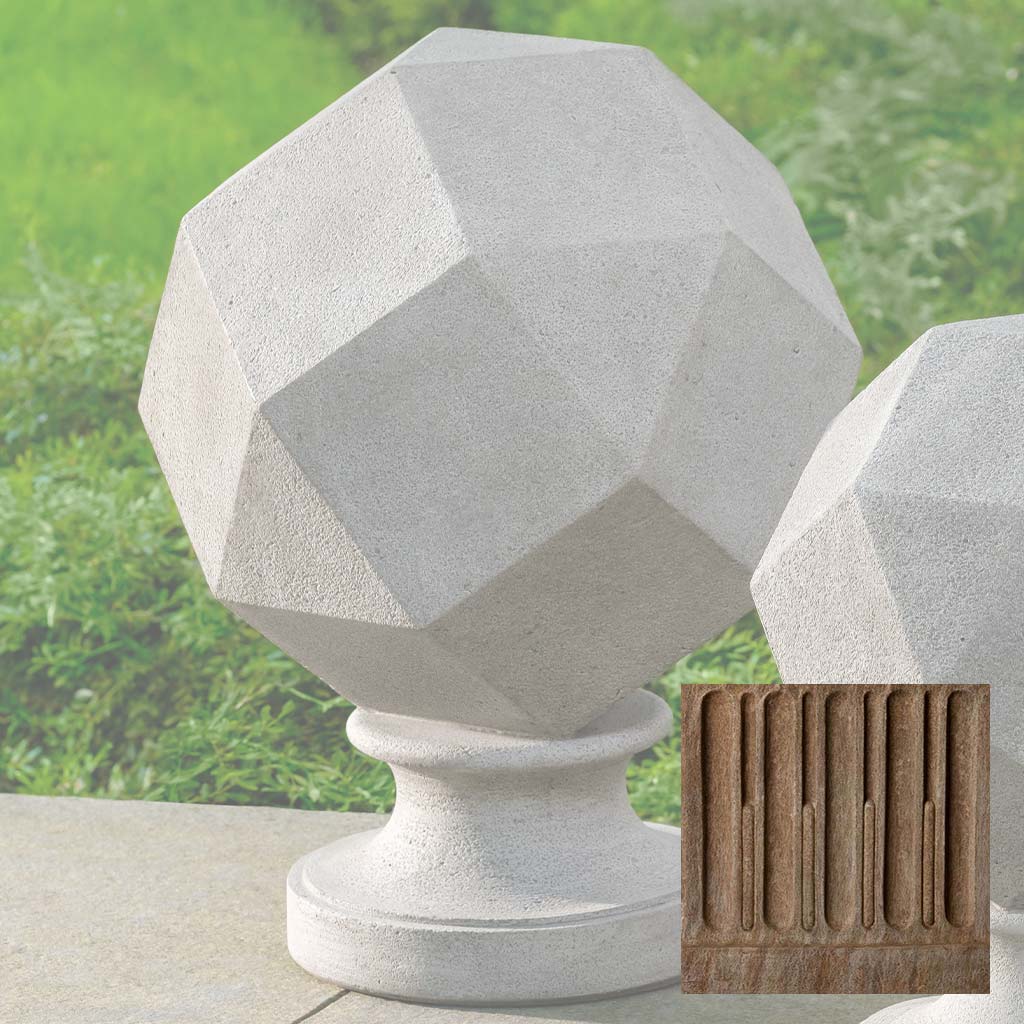 Polyhedron Finial, Large