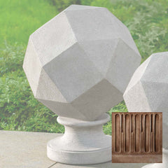 Polyhedron Finial, Large