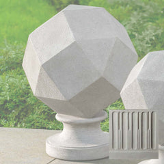 Polyhedron Finial, Large