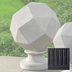 Polyhedron Finial, Large