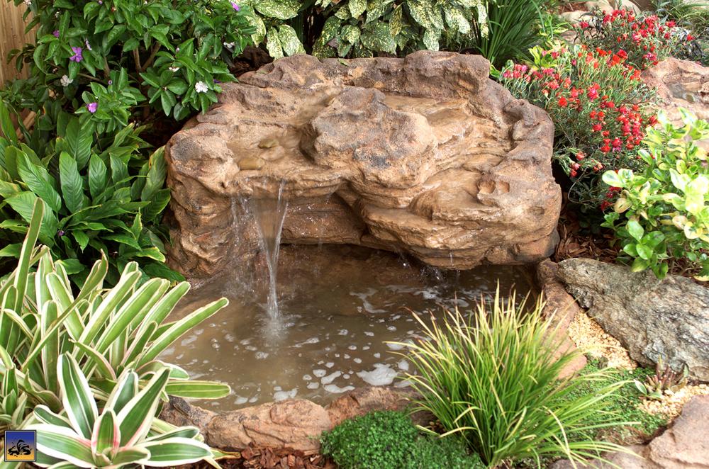 Photo of Crystal Falls - Complete Pond Kit by Universal Rocks - Marquis Gardens