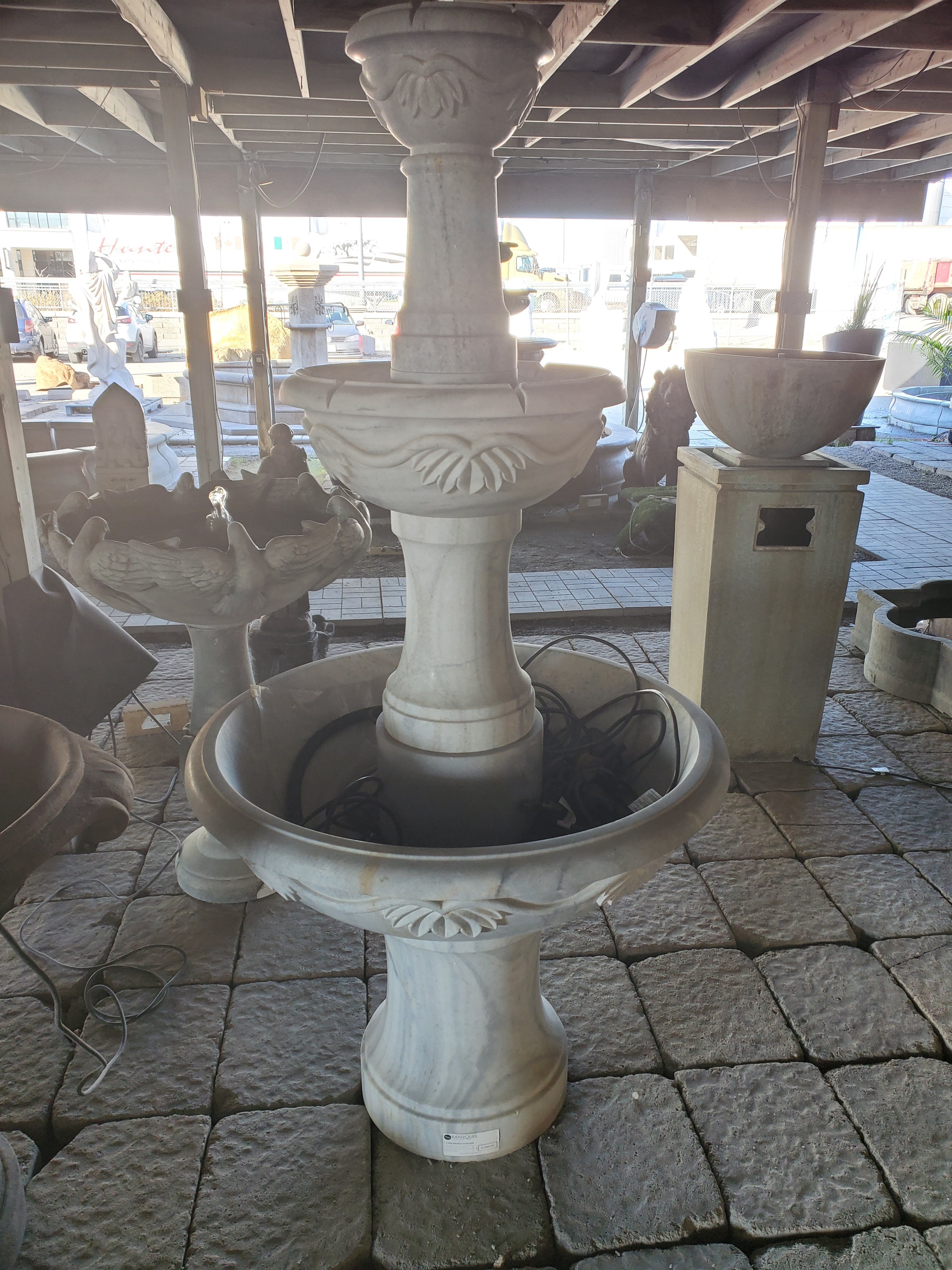 Photo of Three Tier Marble Fountain - Marquis Gardens