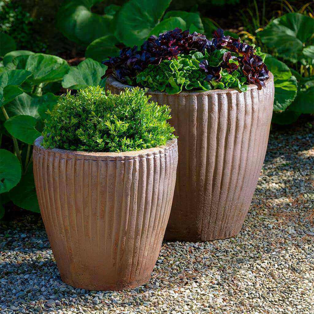 Photo of Campania Han Planter - Natural Rustic - Set of 4 - Marquis Gardens