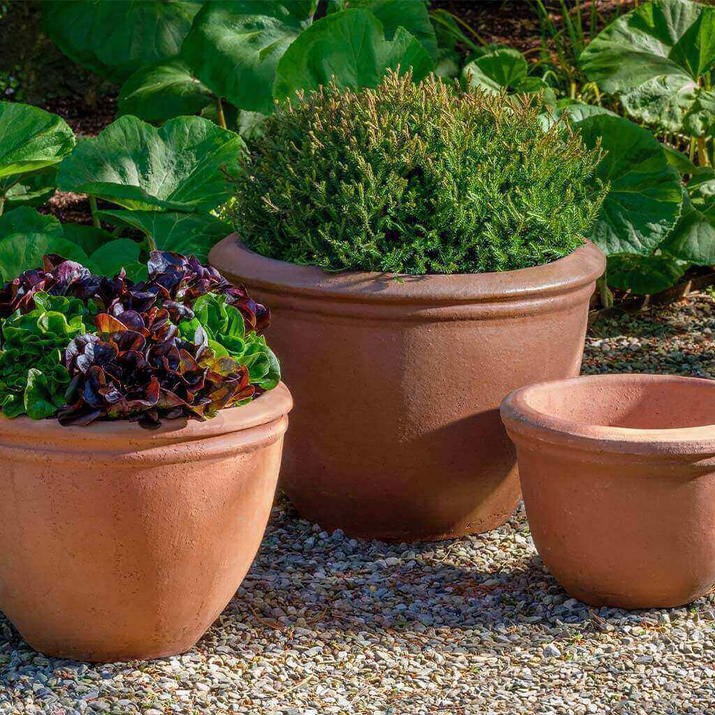 Photo of Campania Kaili Planter - Natural Rustic - Set of 3 - Marquis Gardens