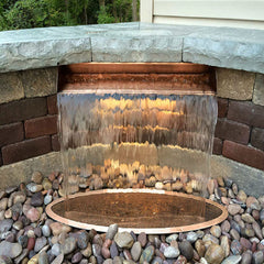 Photo of Atlantic Scuppers with Copper Finish - Marquis Gardens