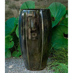 Photo of Campania Rib Vault Planter, Tall- Metallic - Marquis Gardens