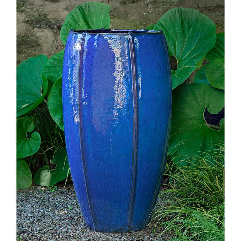 Photo of Campania Rib Vault Planter, Tall- Metallic - Marquis Gardens