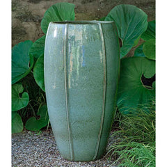 Photo of Campania Rib Vault Planter, Tall- Metallic - Marquis Gardens