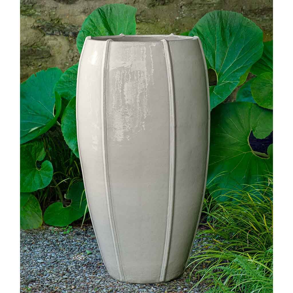 Photo of Campania Rib Vault Planter, Tall- Metallic - Marquis Gardens