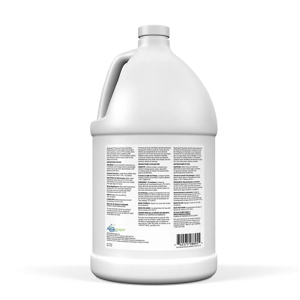 Photo of Aquascape PRO Cold Water Beneficial Bacteria (Liquid) - 1 Gal  - Marquis Gardens