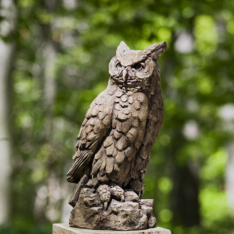 Photo of Campania Large Horned Owl - Marquis Gardens