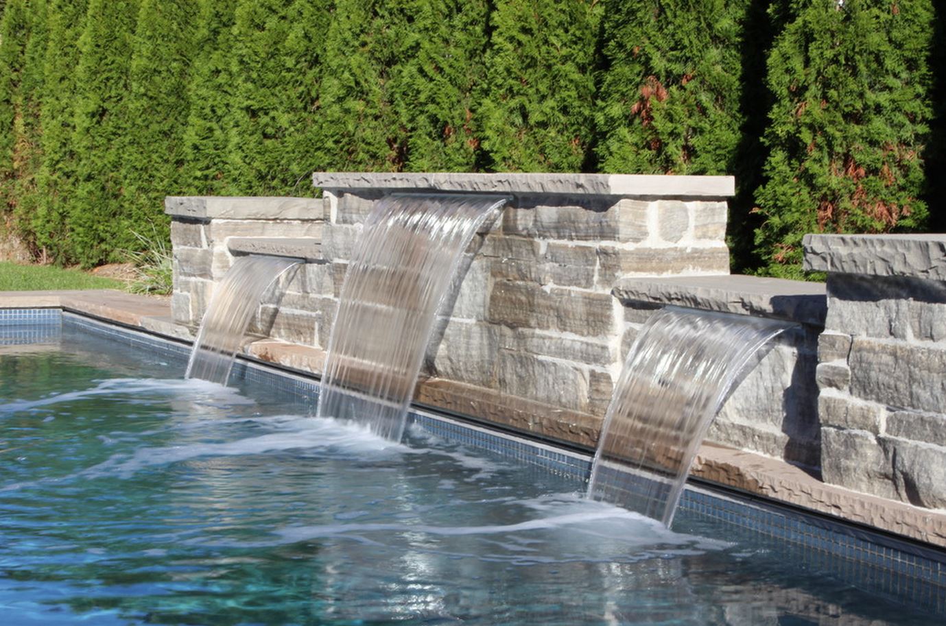 Photo of Acrylic Spillway Sheer Descents - Weirs - Marquis Gardens