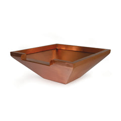 Photo of Atlantic Copper Spillway Bowl w/ 12" Spillway - 26" Square - Marquis Gardens