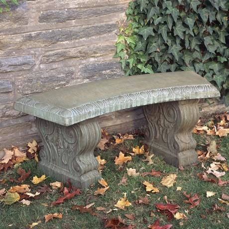 Photo of Campania Curved Traditional Bench - Marquis Gardens