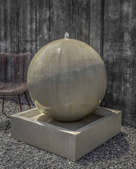 Photo of Campania Large Sphere Fountain - Marquis Gardens