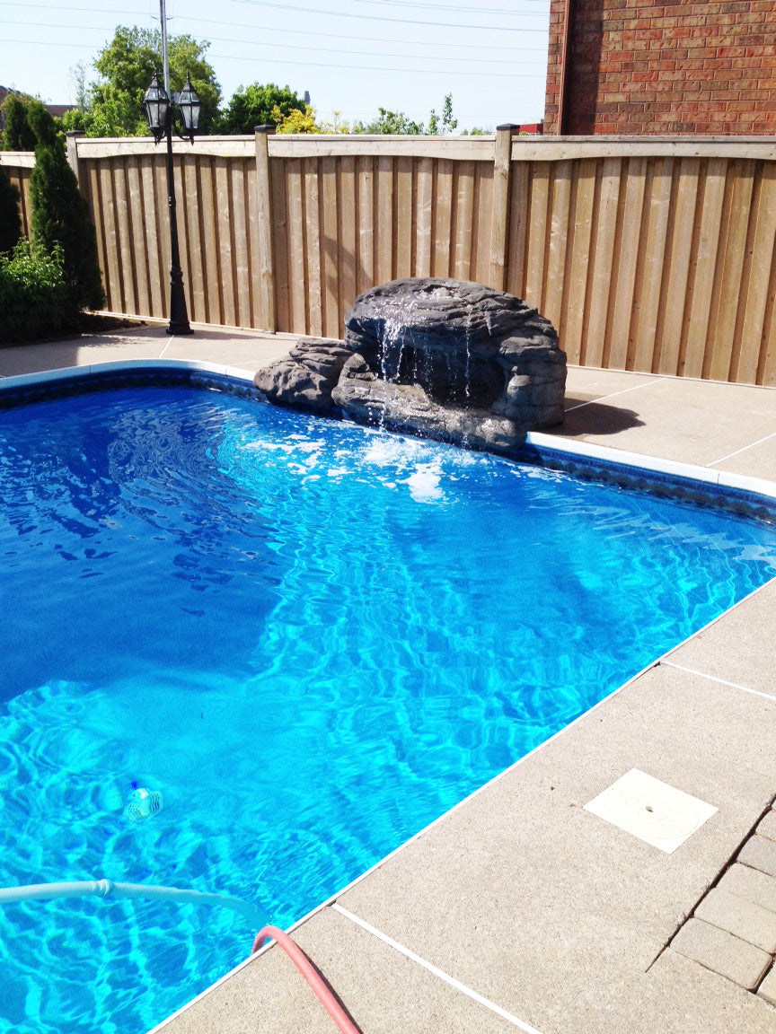 Photo of The Oasis -  Complete Swimming Pool Waterfall Kit by Universal Rocks - Marquis Gardens