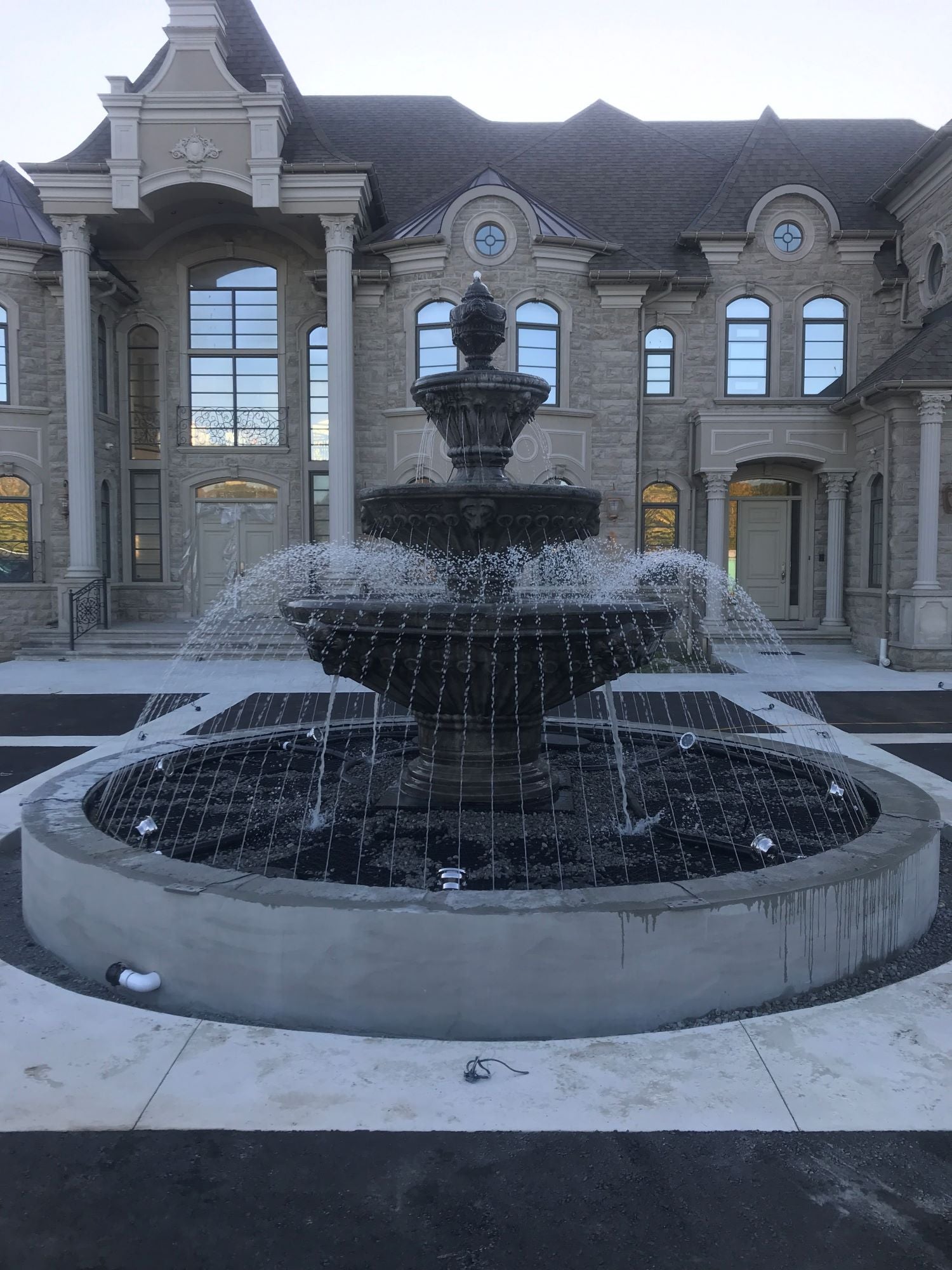 Photo of Large Lion Head Fountain - Marquis Gardens