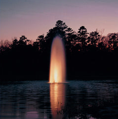Photo of Kasco Stainless Steel Lighting (with Colored Lenses) for Floating Fountains - Marquis Gardens