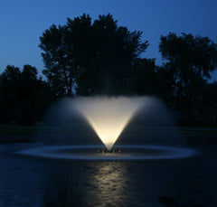 Photo of Kasco Stainless Steel Lighting (with Colored Lenses) for Floating Fountains - Marquis Gardens