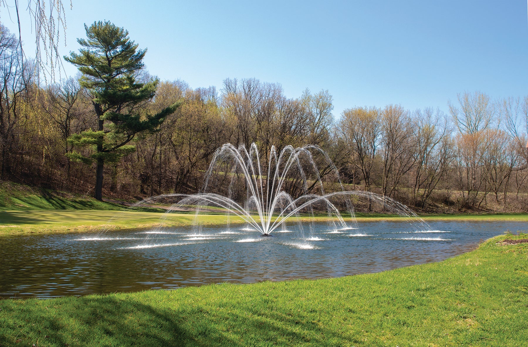 Photo of Kasco J Series Floating Fountains - Premium Nozzles Only - Marquis Gardens