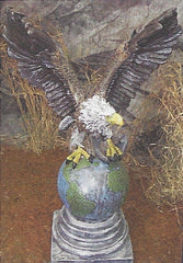 Photo of Large Eagle on Globe - Marquis Gardens