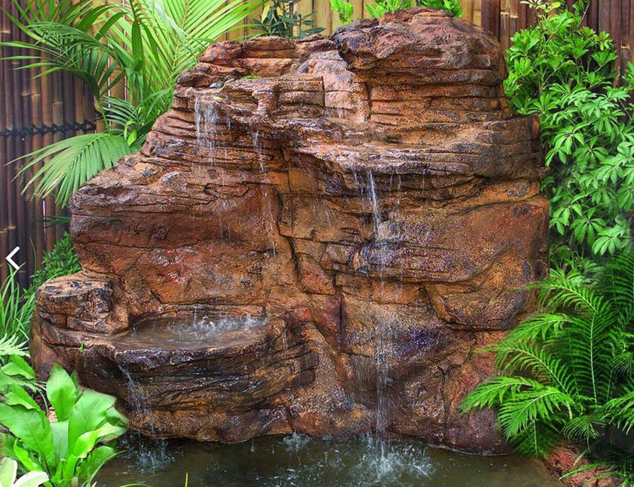 Large Waterfall Base Large Waterfall - LW-003 by Universal Rocks - Marquis Gardens – Marquis ...
