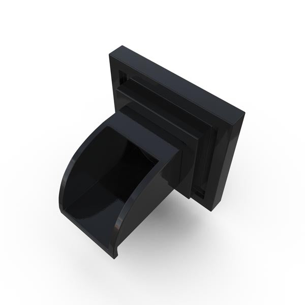 Mantova Black Wall Scupper - Marquis Gardens – Marquis Water Gardens
