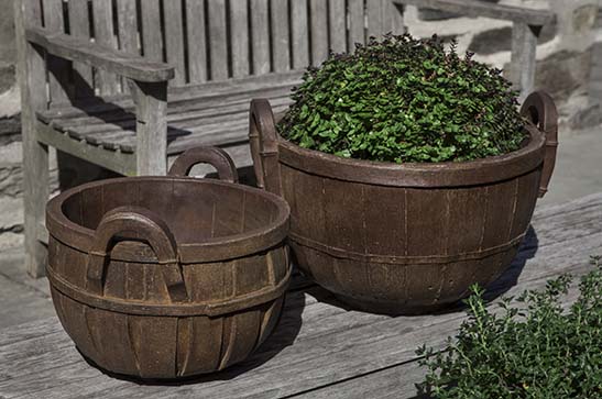 Photo of Campania Apple Basket Planters - Marquis Gardens