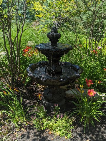 2 Tier Leaf Fountain - Marquis Gardens – Marquis Water Gardens