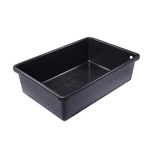 Laguna Rectangular Heavy Duty Black Plastic Basins - Marquis Gardens ...