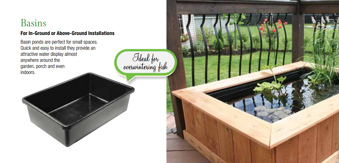 Laguna Rectangular Heavy Duty Black Plastic Basins - Marquis Gardens ...