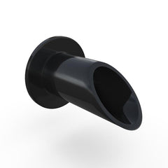 Round Black Wall Scupper