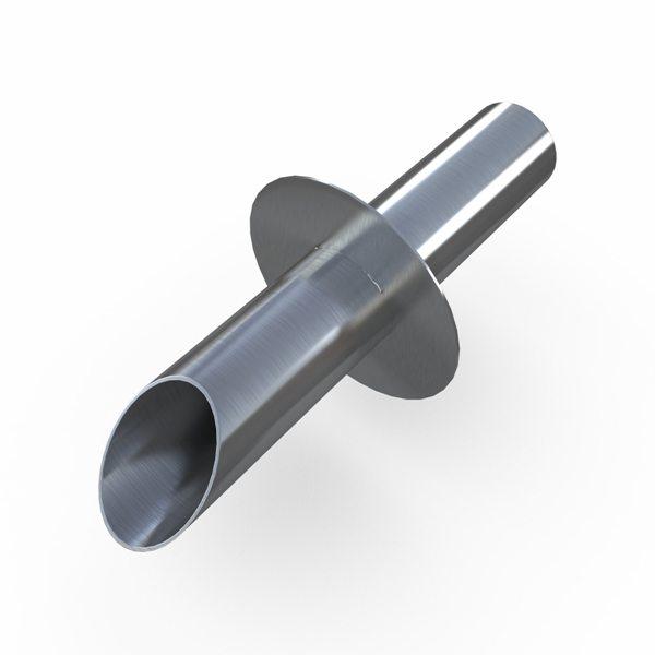 Photo of Stainless Steel Round Wall Scupper - Marquis Gardens