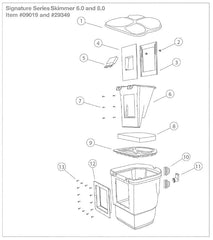 Photo of Aquascape Signature Series Skimmer 6.0 & 8.0 Replacement Parts  - Marquis Gardens