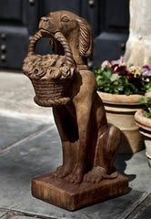 Photo of Campania Vintage Dog With Basket - Marquis Gardens