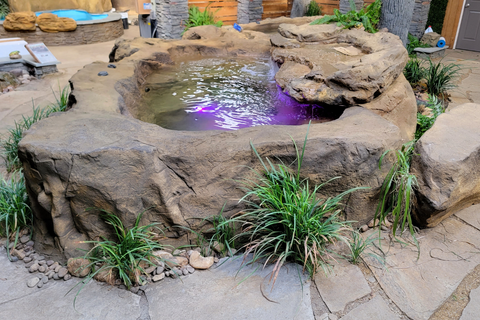 Spa Rocks Grass Universal Rocks Semi In-Ground Spas - Cenote - Marquis Gardens ...