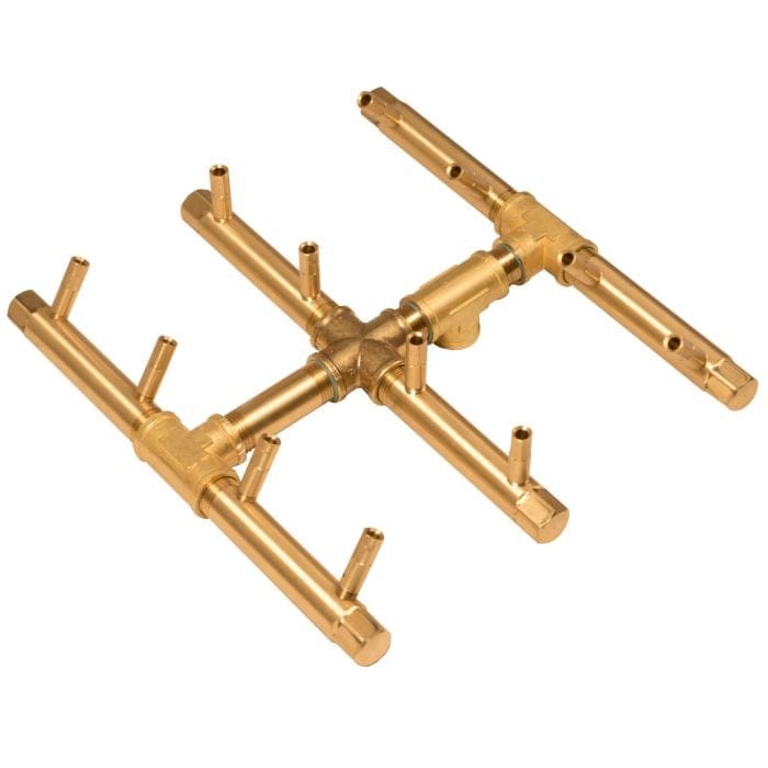 Photo of Square Tree-Style Crossfire Brass Burners - Marquis Gardens