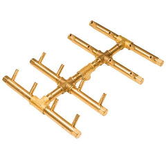 Photo of Double Tree-Style Linear Crossfire Brass Burners - Marquis Gardens