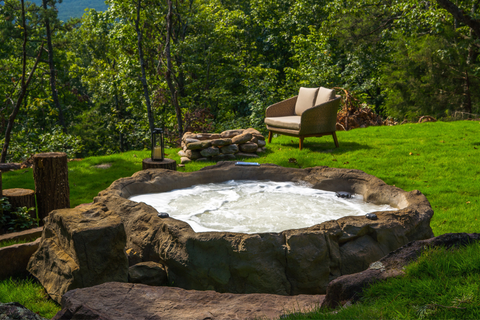 Universal Rocks Semi In-Ground Spa - Earth - Marquis Gardens – Marquis ...