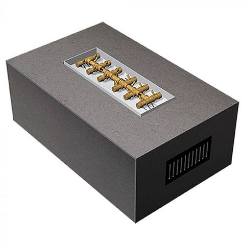 Rectangular with Tree-Style Ready To Finish Fire Pit Kits - Marquis ...